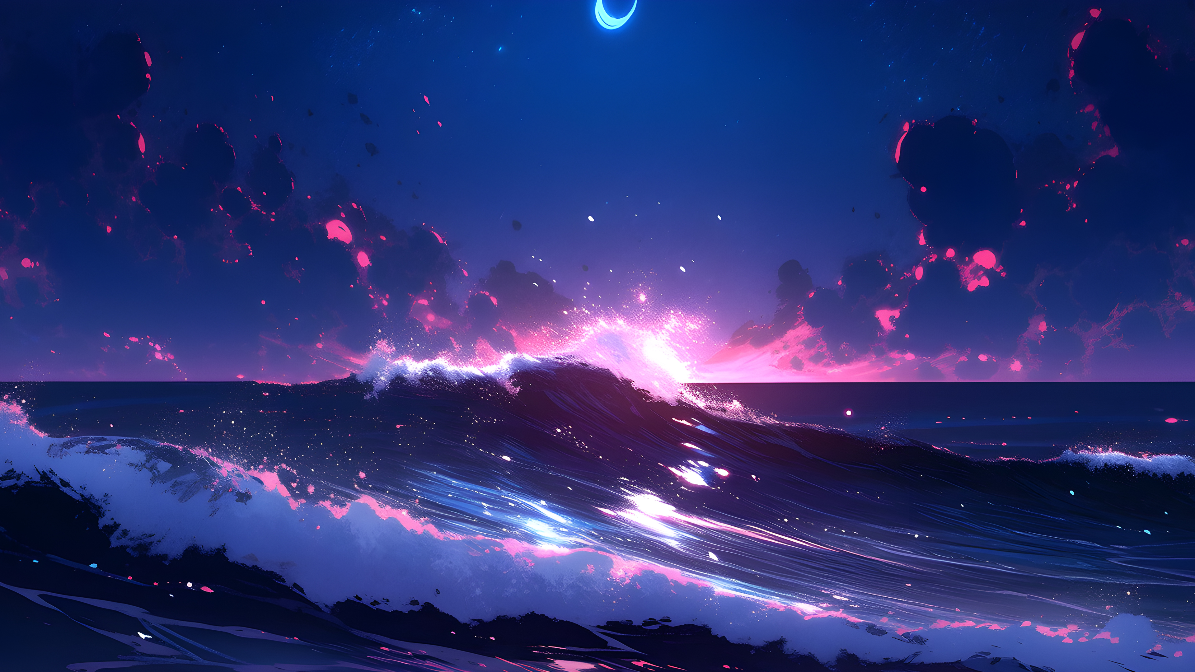 sea-waves-pink-sunset
