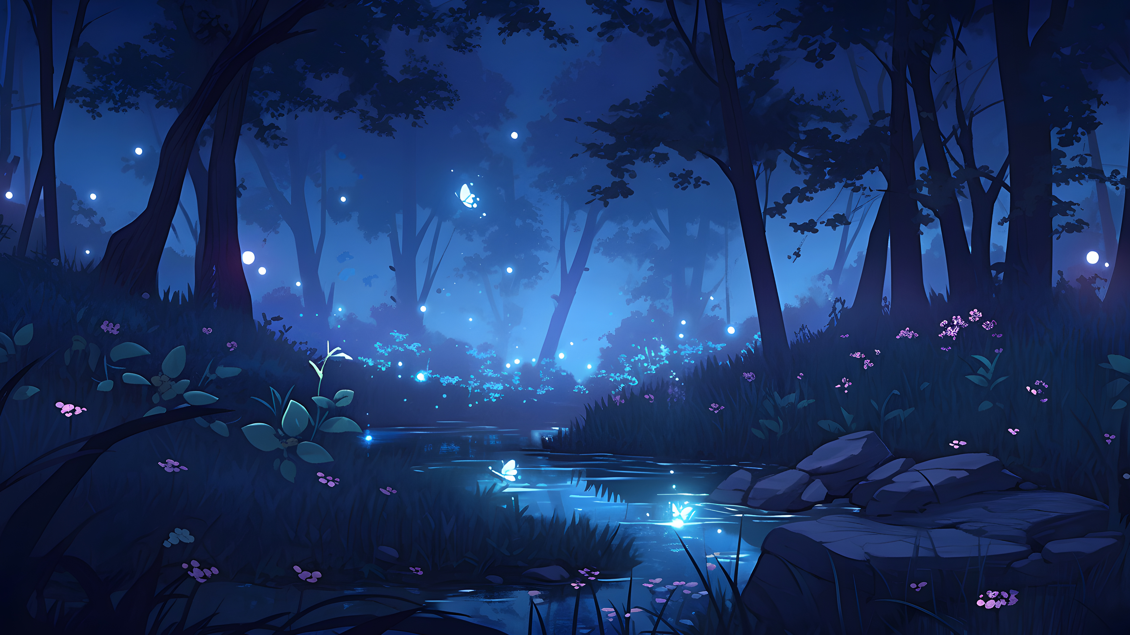 night-fairycore-forest